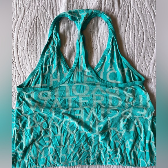 Blue Lululemon racer back tank top - Picture 3 of 3